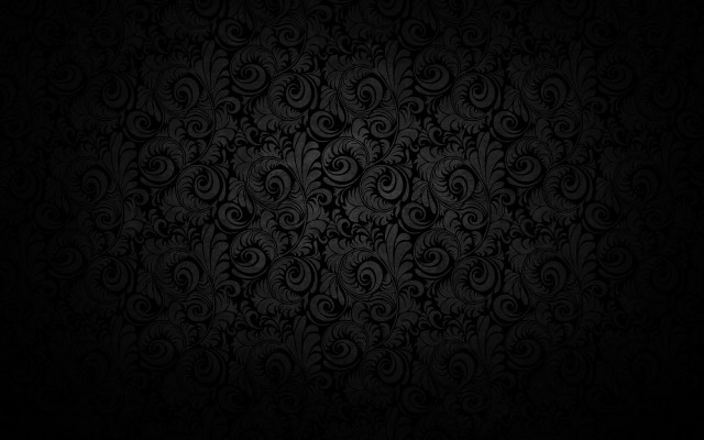 Black wallpaper swirls leaves design #3 free wallpaper - medium preview image