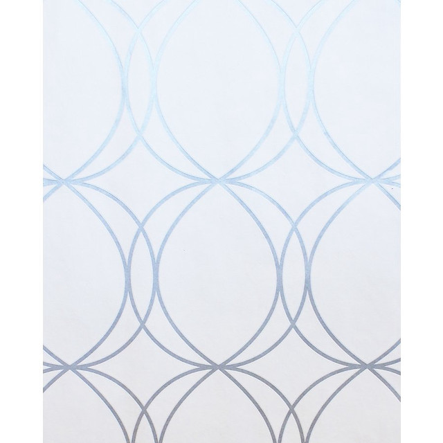 White wall circles pattern light free wallpaper - medium preview image