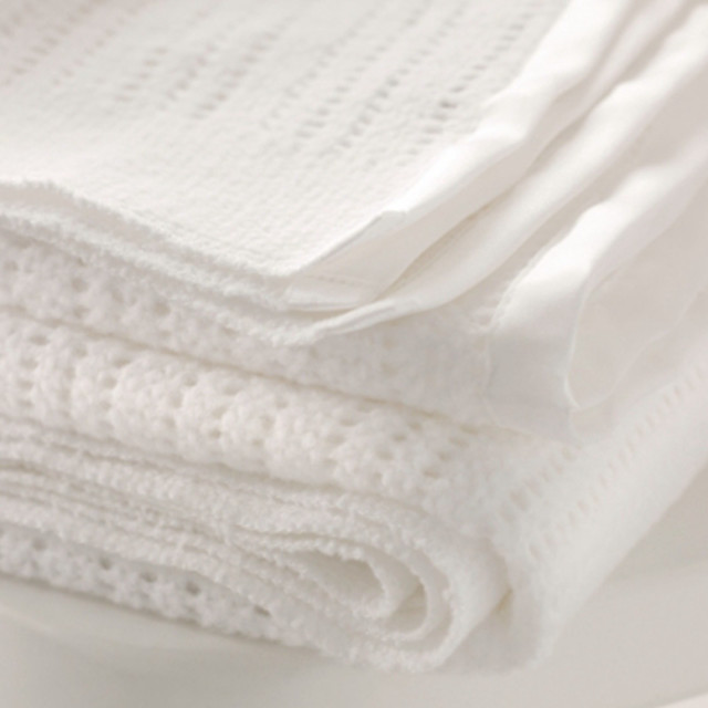 Stack white towels table cup free wallpaper - medium preview image