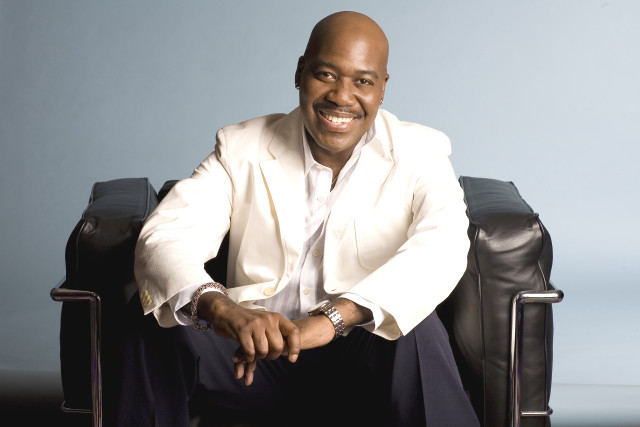 Man white jacket tie smiling free wallpaper - medium preview image