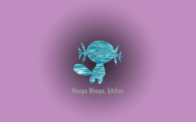 Blue cartoon character purple background free wallpaper - medium preview image