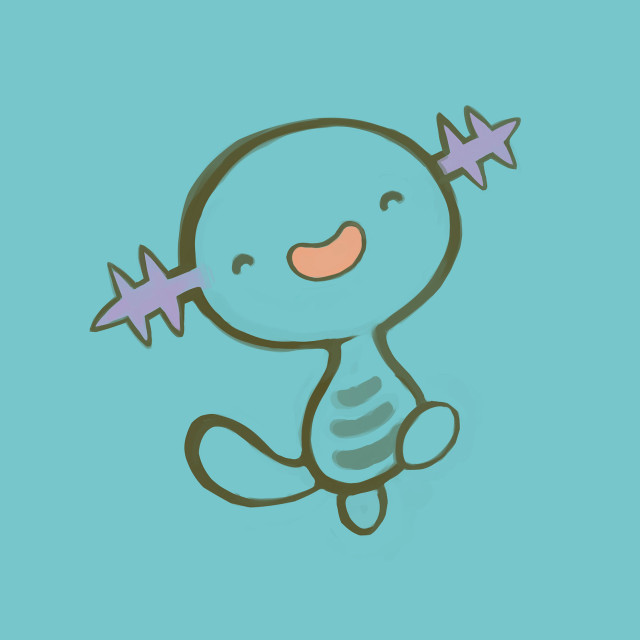 Cartoon character star blue background free wallpaper - medium preview image