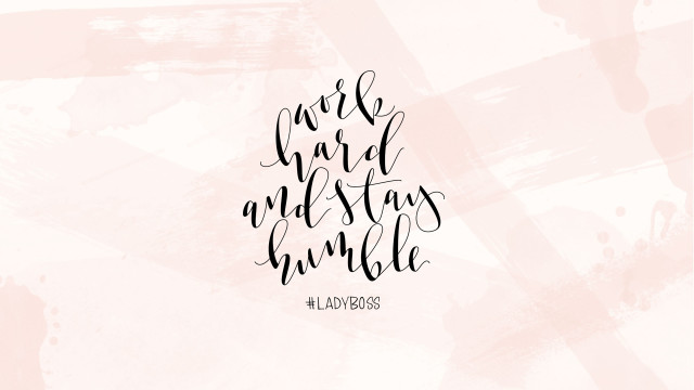 Pink black quote white background free wallpaper - medium preview image