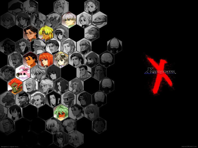 Anime hexagonal pattern neogeo 4k free wallpaper - medium preview image