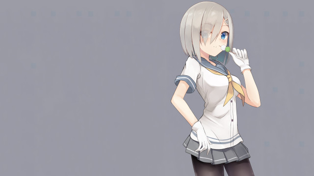 Chizuko yoshida school uniform pleated free wallpaper - medium preview image