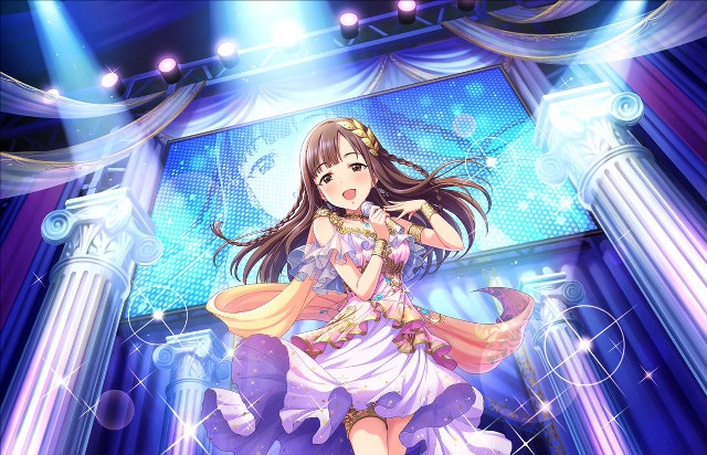 Woman dress stage microphone lights free wallpaper - medium preview image