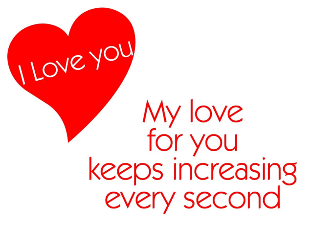 Red heart love message cross free wallpaper - medium preview image
