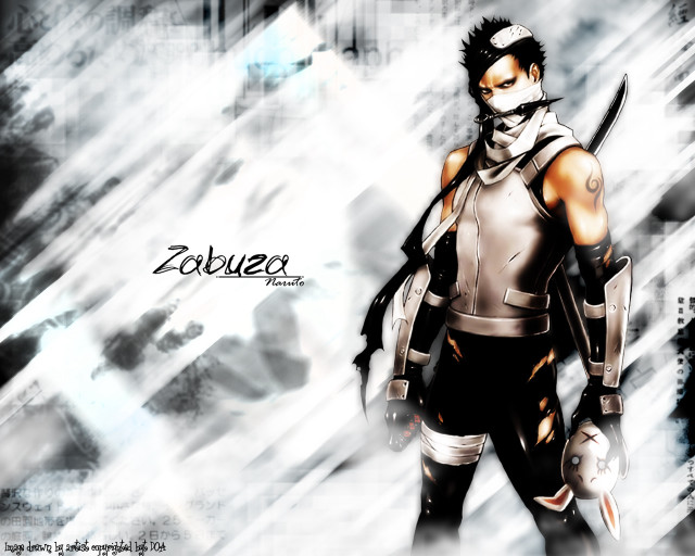 Man white black sword mask free wallpaper for desktop - medium preview image