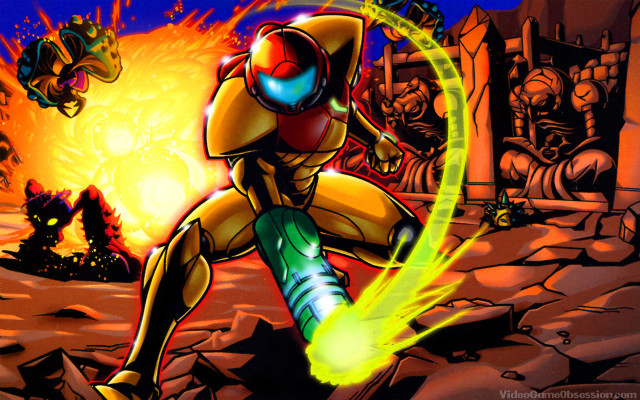 Cartoon character kicking green object free wallpaper - medium preview image