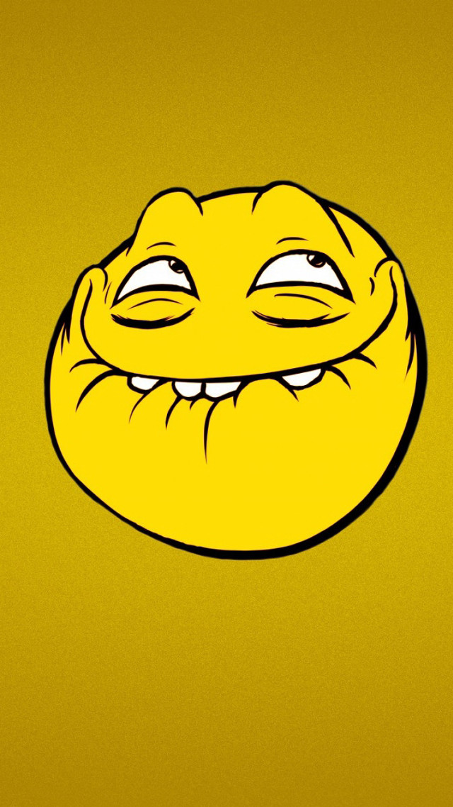 Yellow smiley face gradient halftone free wallpaper - medium preview image
