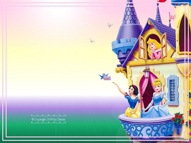 Castle princess prince bird flying #2 free wallpaper - medium preview image