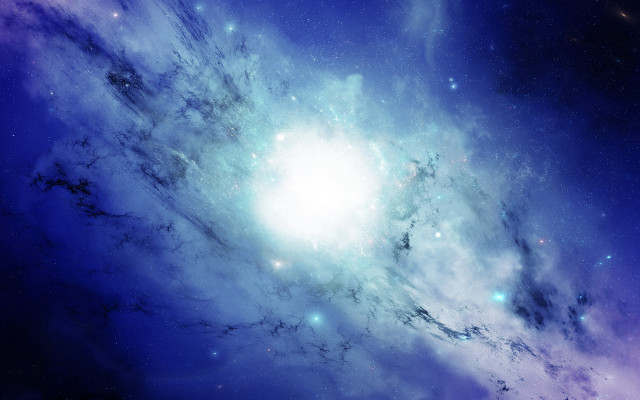 Space galaxy stars bright light free wallpaper - medium preview image