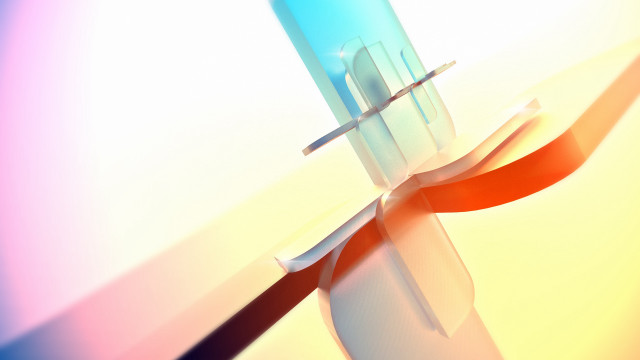 Toothbrush toothpaste ribbon 3d render free wallpaper - medium preview image