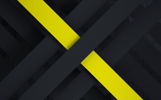 Black yellow abstract diagonal 3d free wallpaper - medium preview image