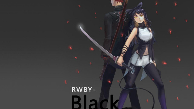 Anime characters swords blood couple free wallpaper - medium preview image