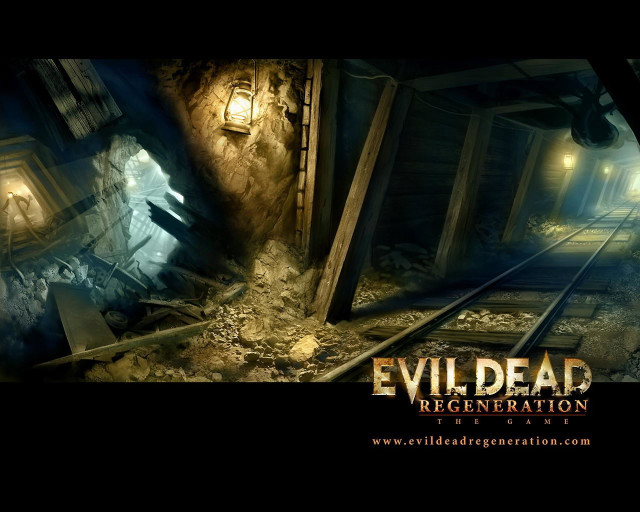 Creepy train track tunnel light free wallpaper - medium preview image