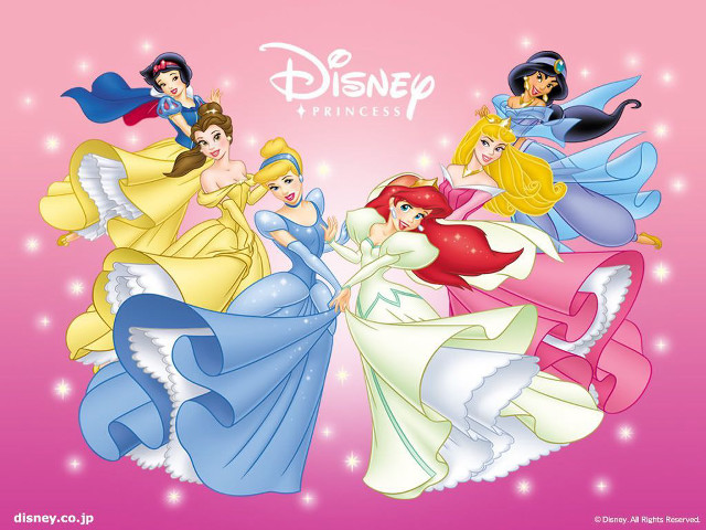 Disney princesses circle group image free wallpaper - medium preview image