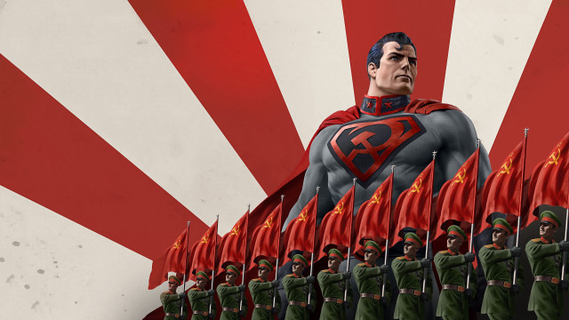 Superman soldier flag bald muscular free wallpaper - medium preview image