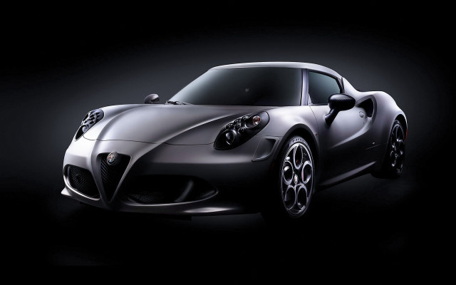 Silver sports car photorealism digital free wallpaper - medium preview image