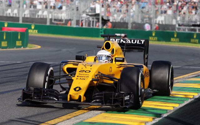 Yellow racecar crowd stands man free wallpaper - medium preview image
