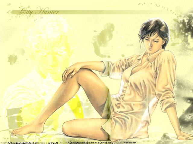 Woman sitting crossed legs man free wallpaper - medium preview image