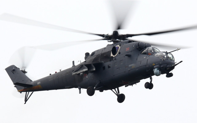 Large helicopter cloudy sky cobra free wallpaper - medium preview image