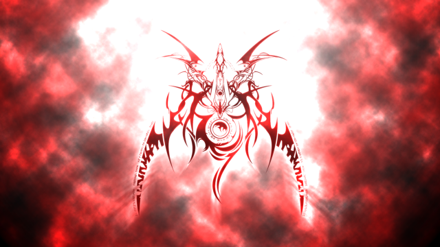 Red black demon demonic face free wallpaper - medium preview image