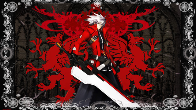Woman red outfit sword dragon #2 free wallpaper - medium preview image
