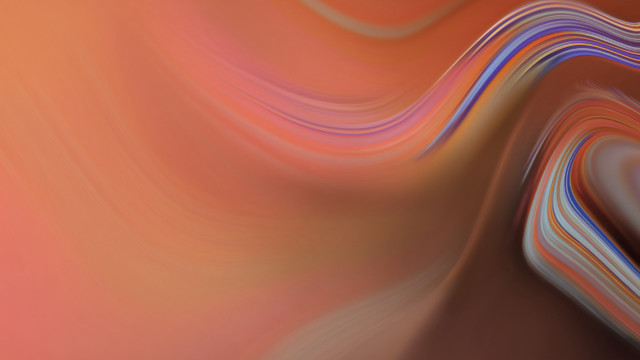 Blurry wavy pattern red pink free wallpaper - medium preview image
