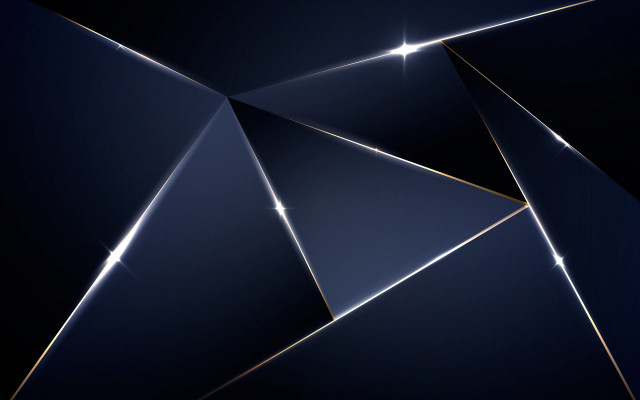 Dark lines stars crystal cubism free wallpaper - medium preview image