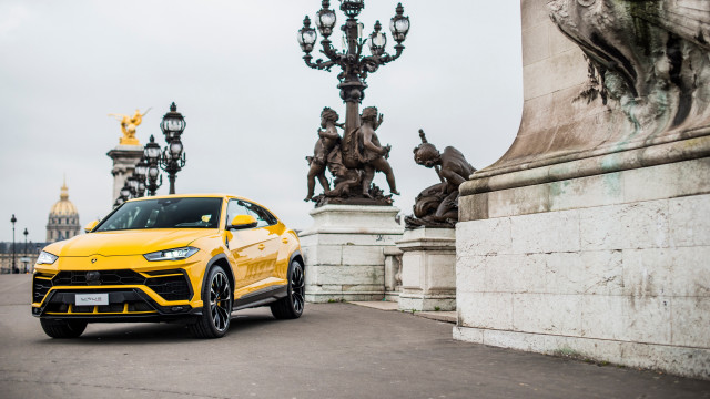 Yellow lamb suv statue horse free wallpaper - medium preview image