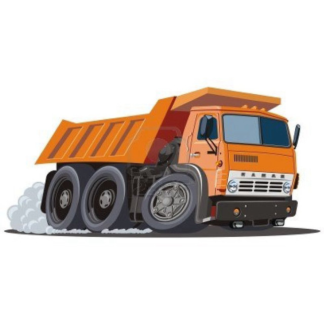 Dump truck flatbed dumpster smoke free wallpaper - medium preview image