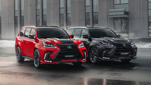 Three colored cars parking lot free wallpaper - medium preview image