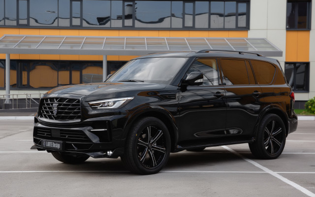 Black suv yellow door cubo free wallpaper - medium preview image