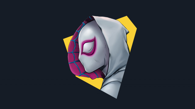 Mask yellow triangle sots art free wallpaper - medium preview image