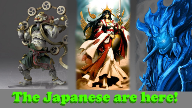 Woman demon sword statue art free wallpaper - medium preview image