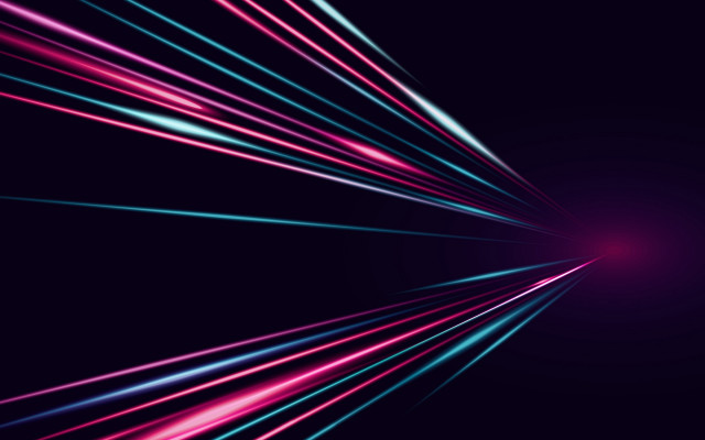 Purple lines hologram Évariste volumetric free wallpaper - medium preview image