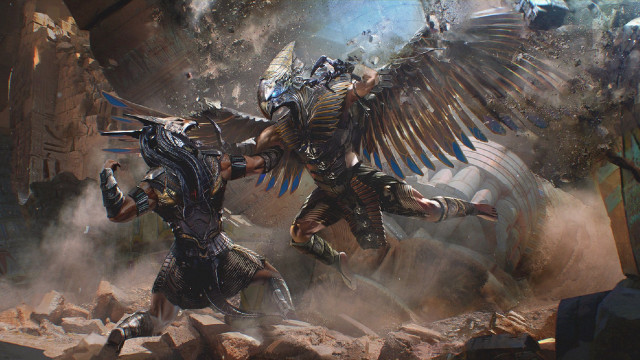 Armor battle giant bird cave free wallpaper - medium preview image