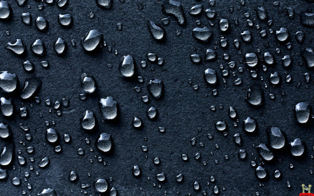 Black background water drops red free wallpaper - medium preview image
