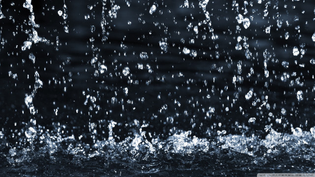 Water droplets window black background free wallpaper - medium preview image