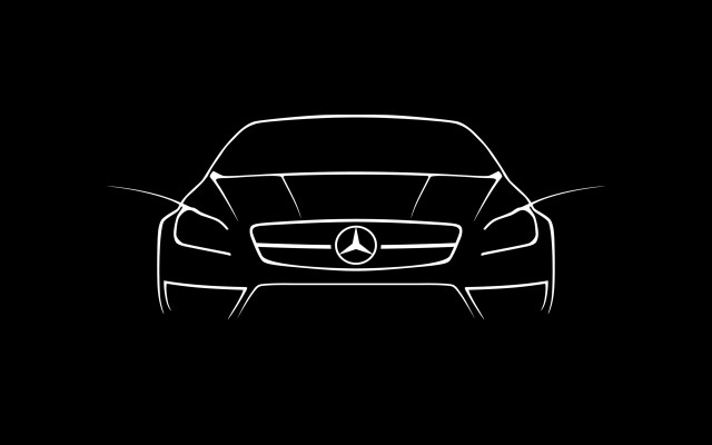 Car outline generative art sharp free wallpaper - medium preview image