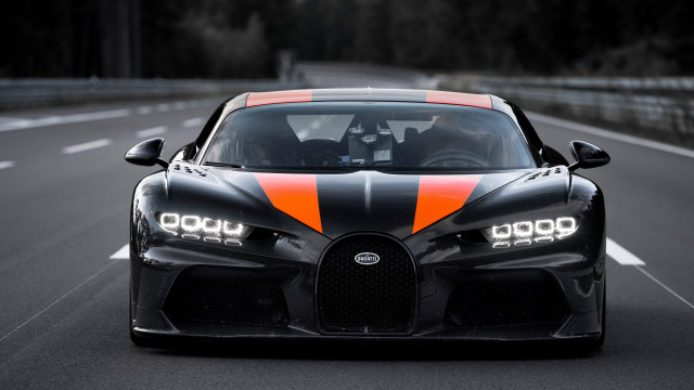 Bugatti orange stripes hood dom free wallpaper - medium preview image