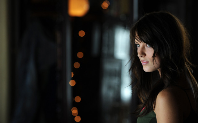 Woman longhair darkroom bokeh portrait free wallpaper - medium preview image