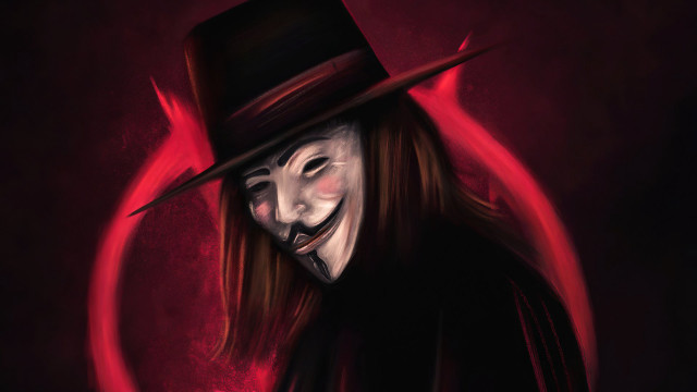 Creepy clown long nose red free wallpaper - medium preview image