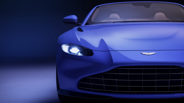 Blue sports car black background #2 free wallpaper - medium preview image