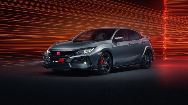 Silver car red lights black free wallpaper - medium preview image