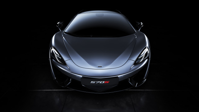 Black sports car dark room #3 free wallpaper - medium preview image