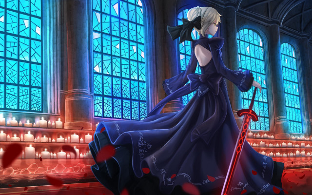 Alice prin gothic sword stained free wallpaper - medium preview image