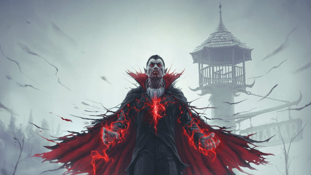Man redcape birdcage gothic magic free wallpaper - medium preview image