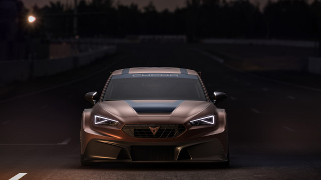 Dark street car night superflat free wallpaper - medium preview image
